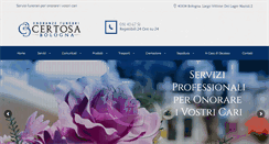 Desktop Screenshot of certosabologna.org